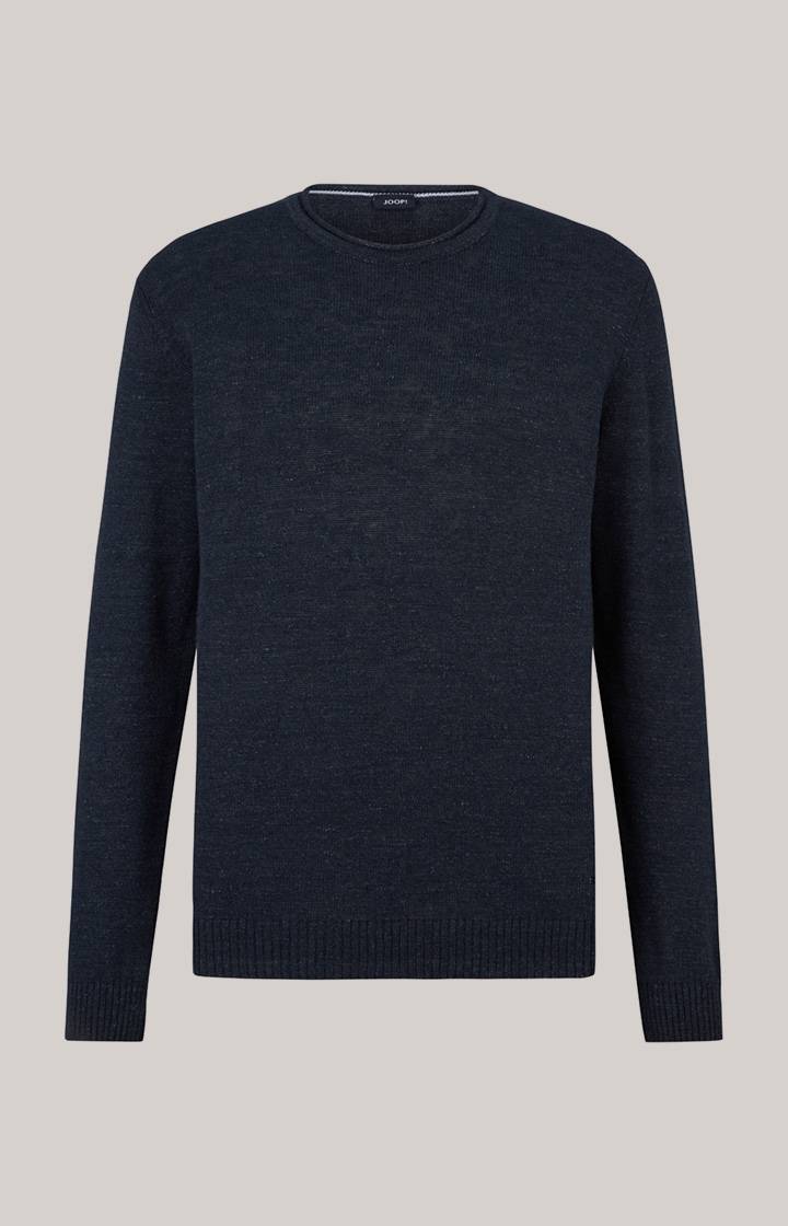 Joop Leinenmix-Pullover Mendor in Navy Rabatte dieses Monats