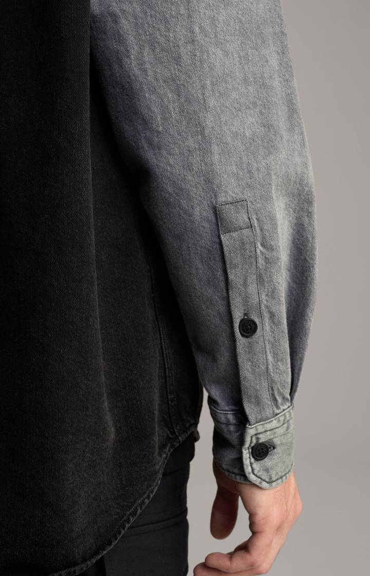 Joop Jeans-Hemd Hawes in Schwarz/Blau Auslauf