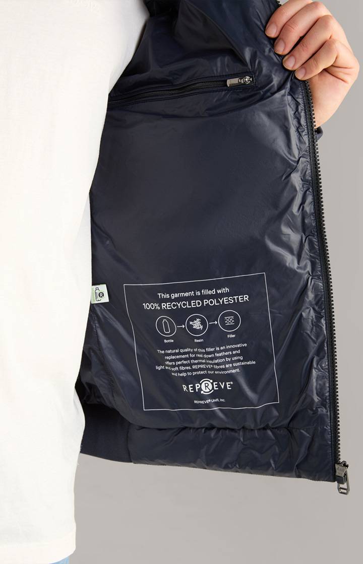 Joop Steppjacke Boros in Navy Räumungsverkauf