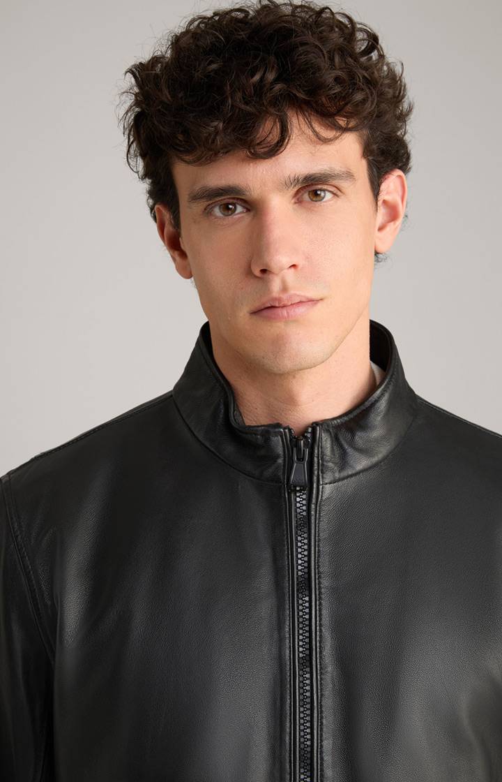 Joop Lederjacke Lif in Schwarz Nur für heute