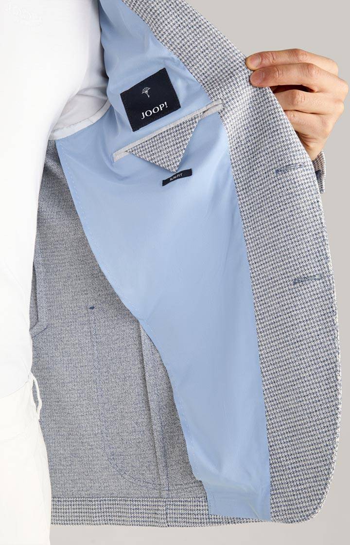 Joop Sakko Hoverest in Creme/Dunkelblau gemustert Rabatt
