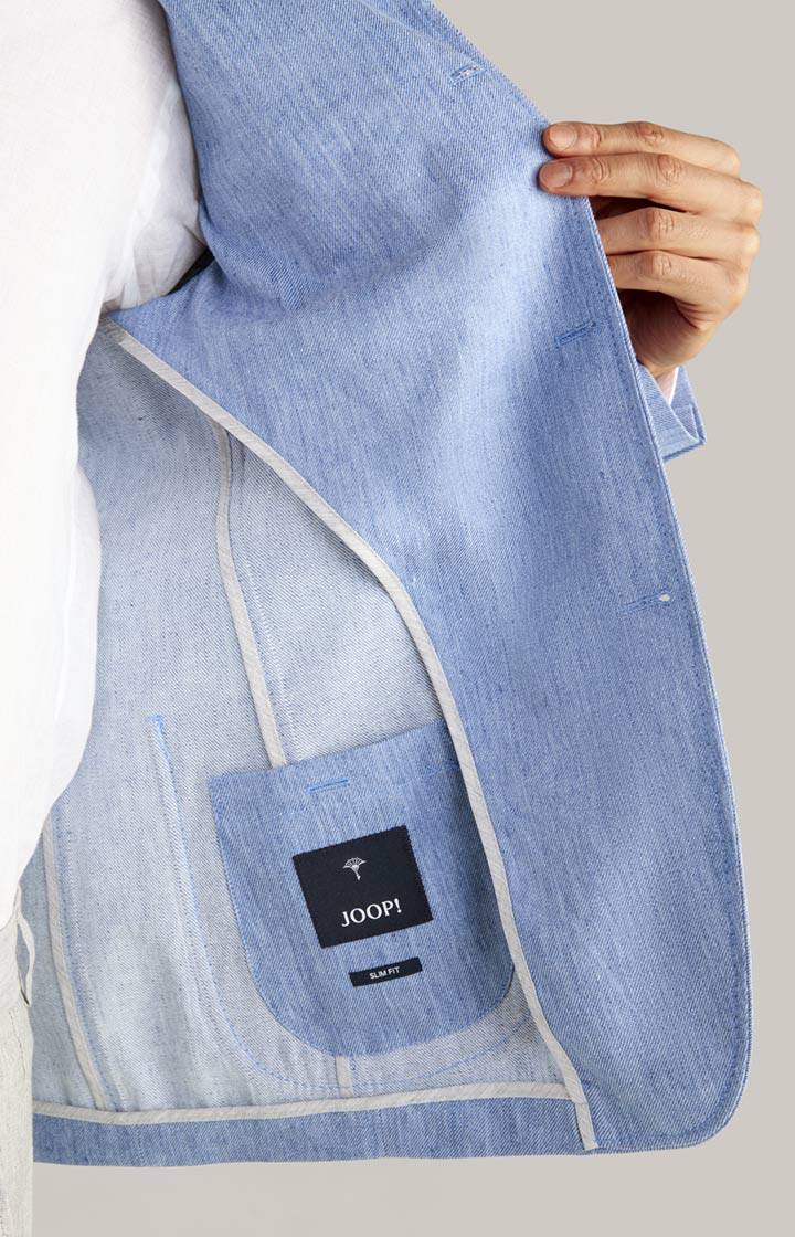 Joop Leinenmix-Sakko Hiro in Hellblau meliert Flash Sale
