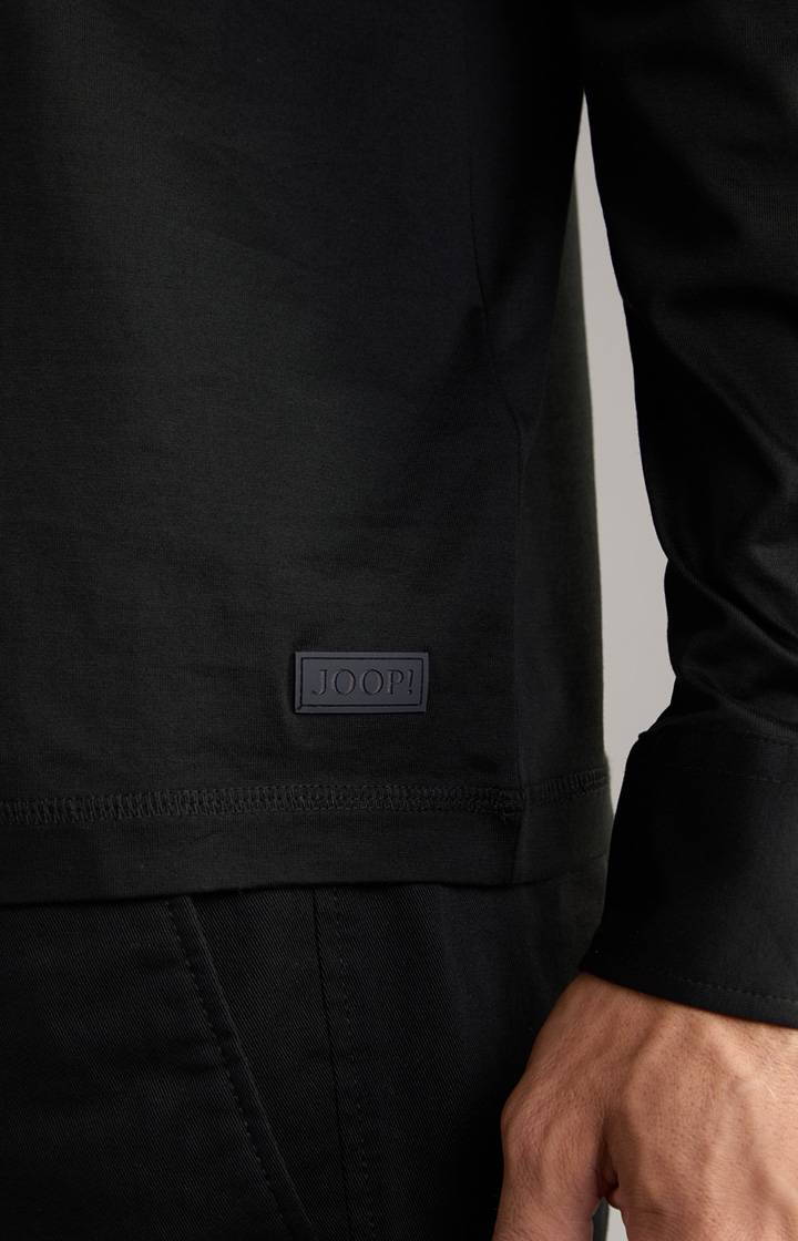 Joop Langarm-Poloshirt Baldwin in Schwarz Preisnachlass
