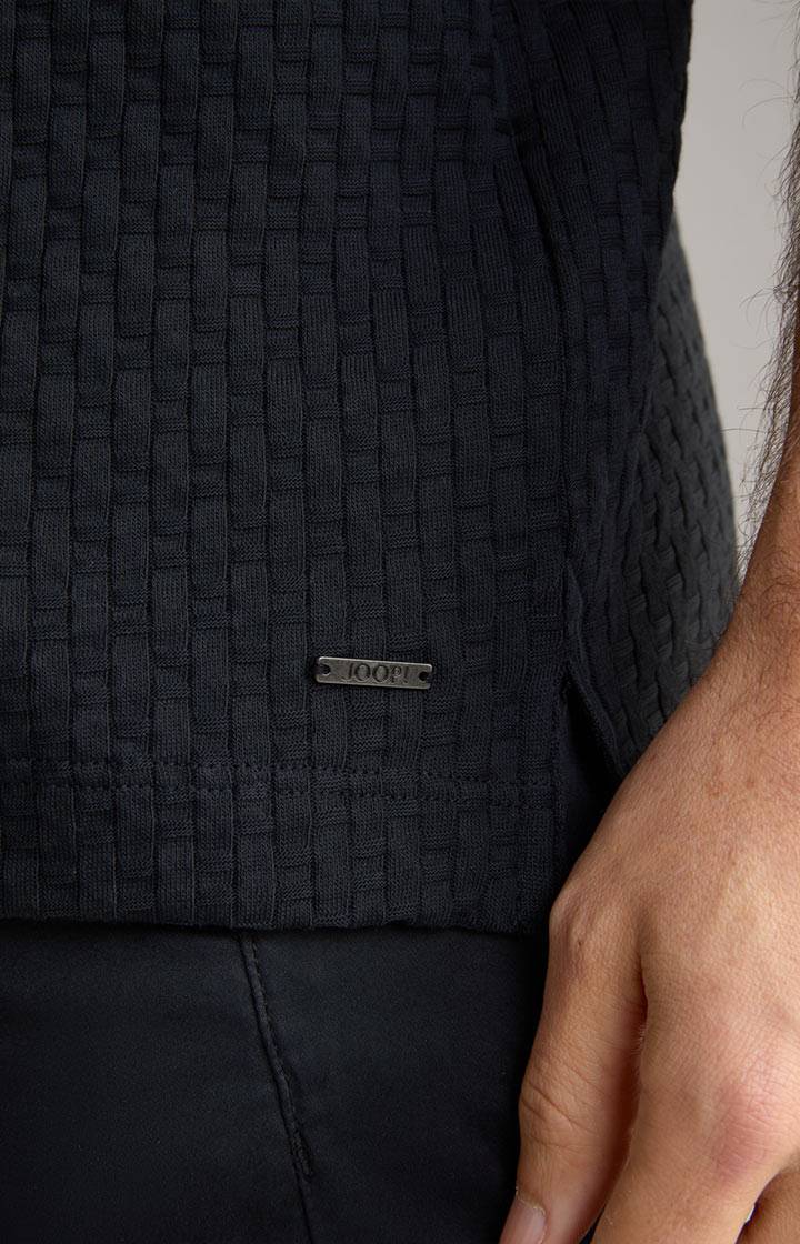 Joop Poloshirt Boris in Navy strukturiert Black Friday