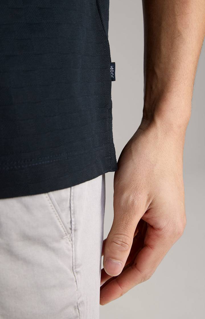 Joop Poloshirt Pacey in Schwarz strukturiert Jubiläumsangebot