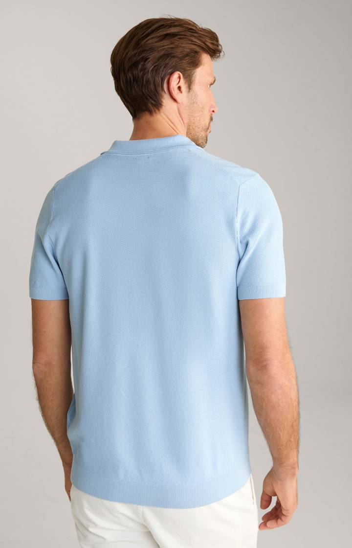 Joop Baumwoll-Poloshirt Vancro in Hellblau Lagerräumung