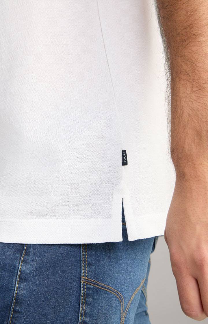 Joop Poloshirt Pacey in Weiß strukturiert Heißer Verkauf