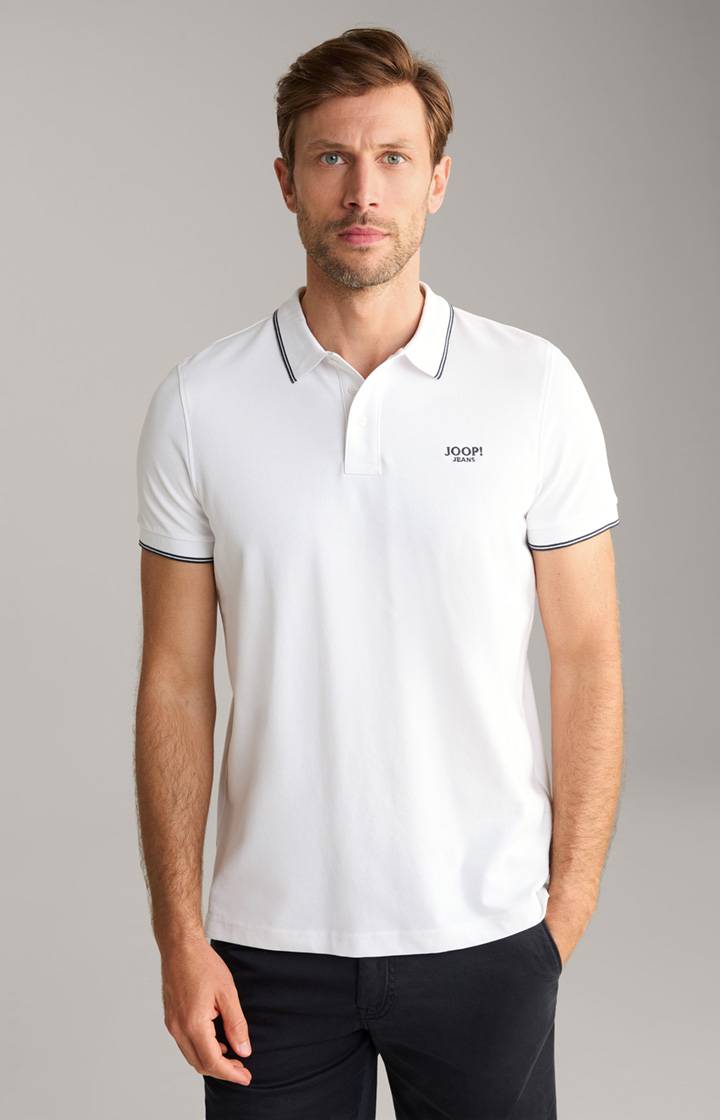 Joop Poloshirt Agnello in Weiß Blitzangebot