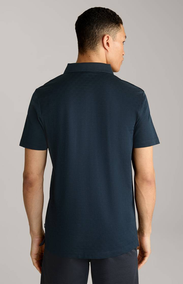 Joop Poloshirt Pacey in Navy strukturiert Riesige Ersparnisse