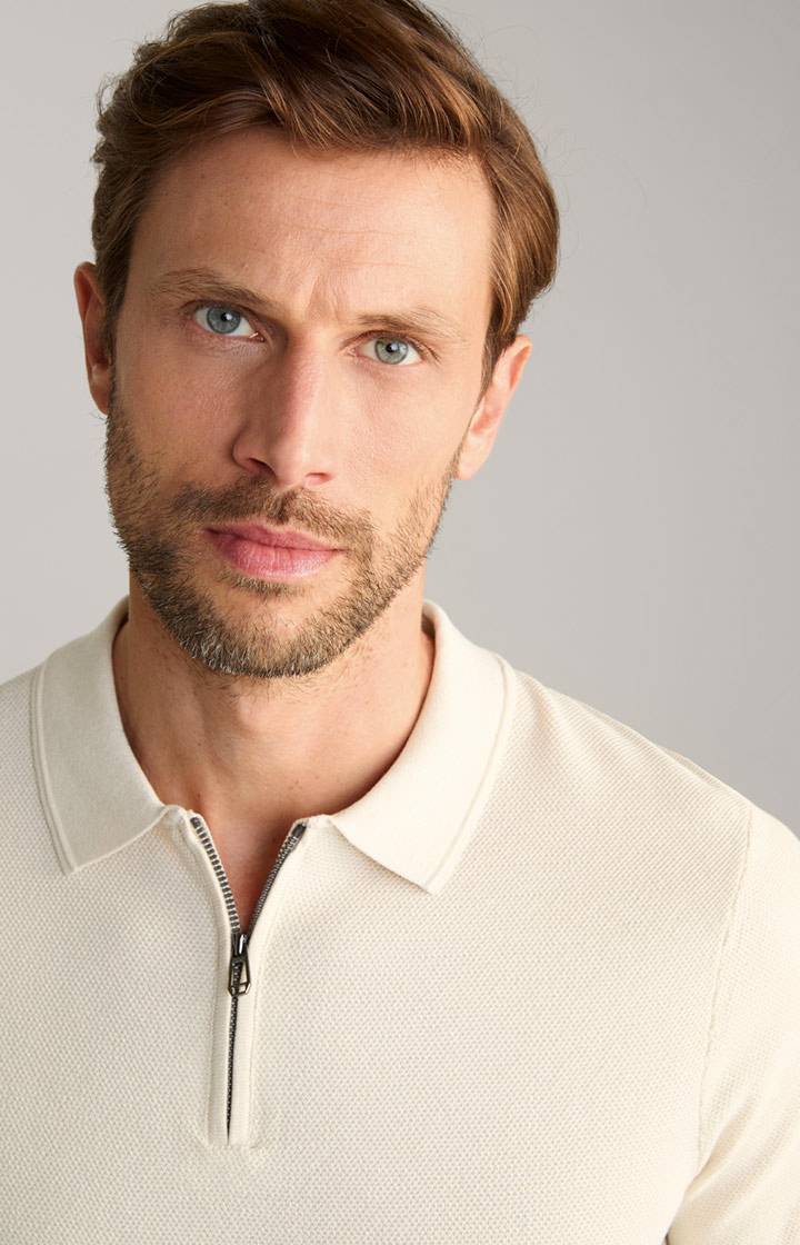 Joop Baumwoll-Poloshirt Vancro in Natural Wochenangebot