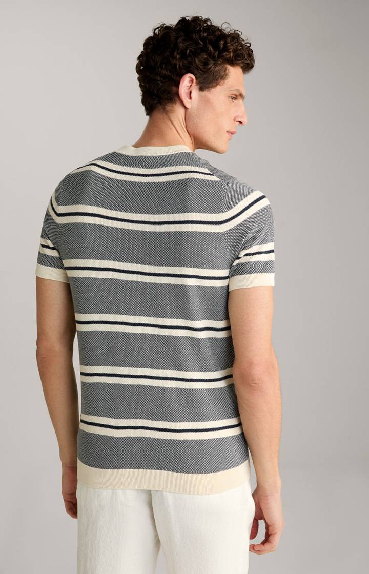 Joop Strick-Shirt Vico in Navy/Offwhite gestreift Kostenlose Rückgabe