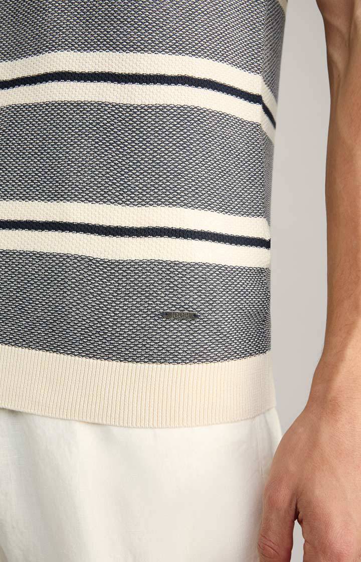 Joop Strick-Shirt Vico in Navy/Offwhite gestreift Kostenlose Rückgabe