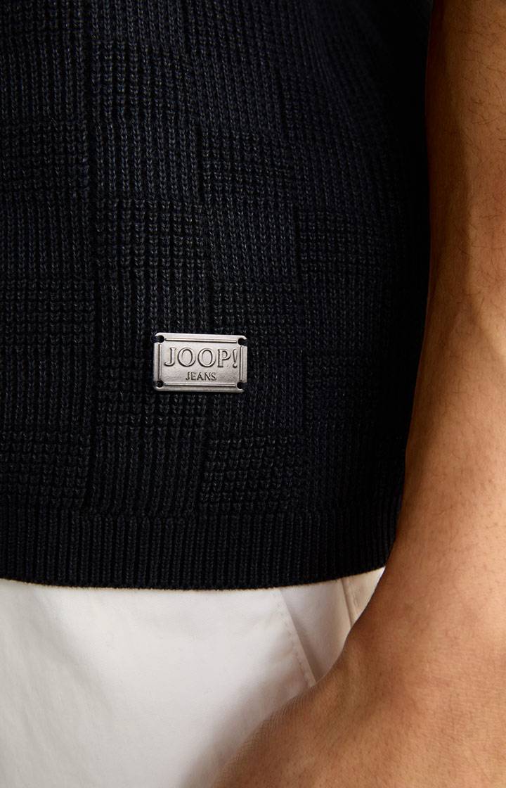 Joop Strick-Shirt Heiri in Navy Begrenzte Freigabe