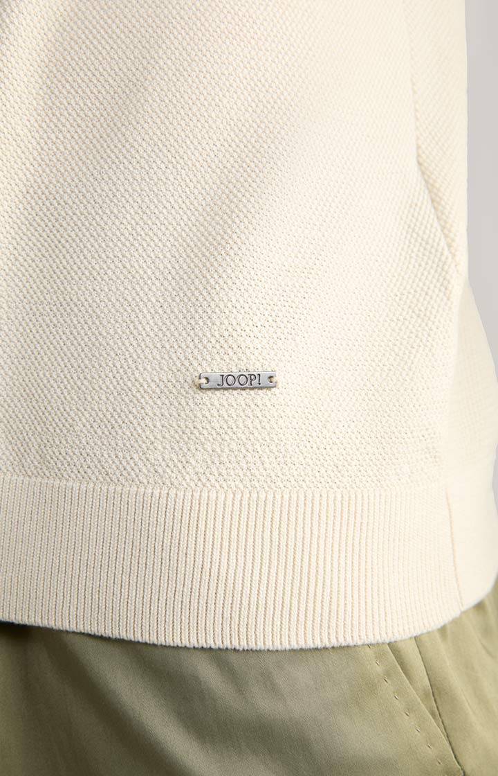 Joop Strick-Shirt Valdrio in Natural Zeitbegrenzte Promotion
