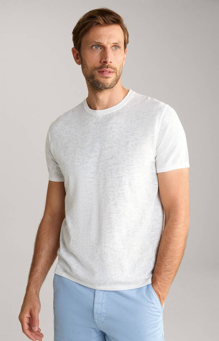 Joop T-Shirt Pieron in Weiß gemustert
