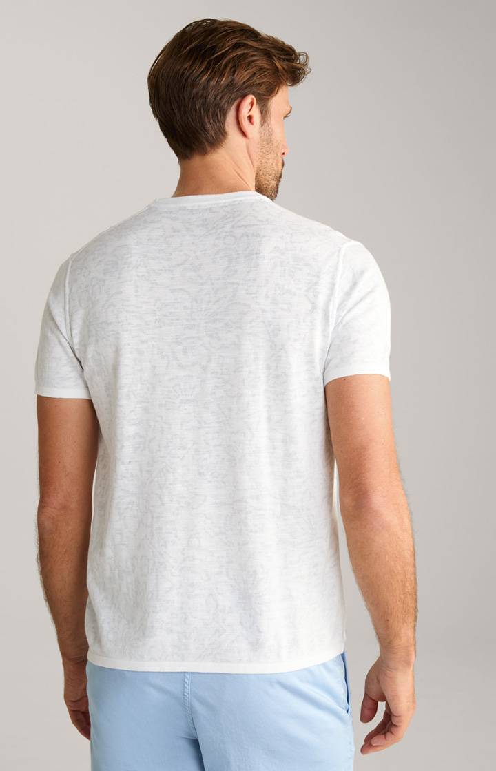 Joop T-Shirt Pieron in Weiß gemustert Sonderangebot der Fabrik