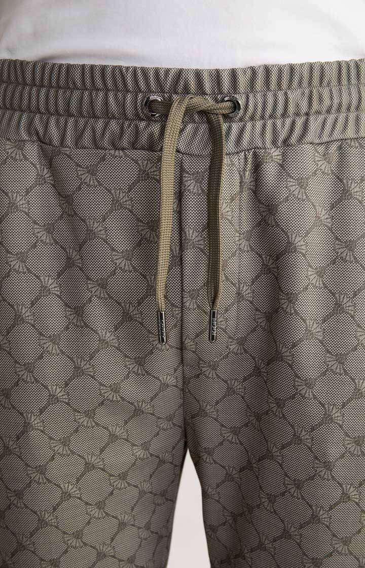 Joop Cornflower-Joggpants Tivon in Dunkelgrün gemustert Fabrikladen