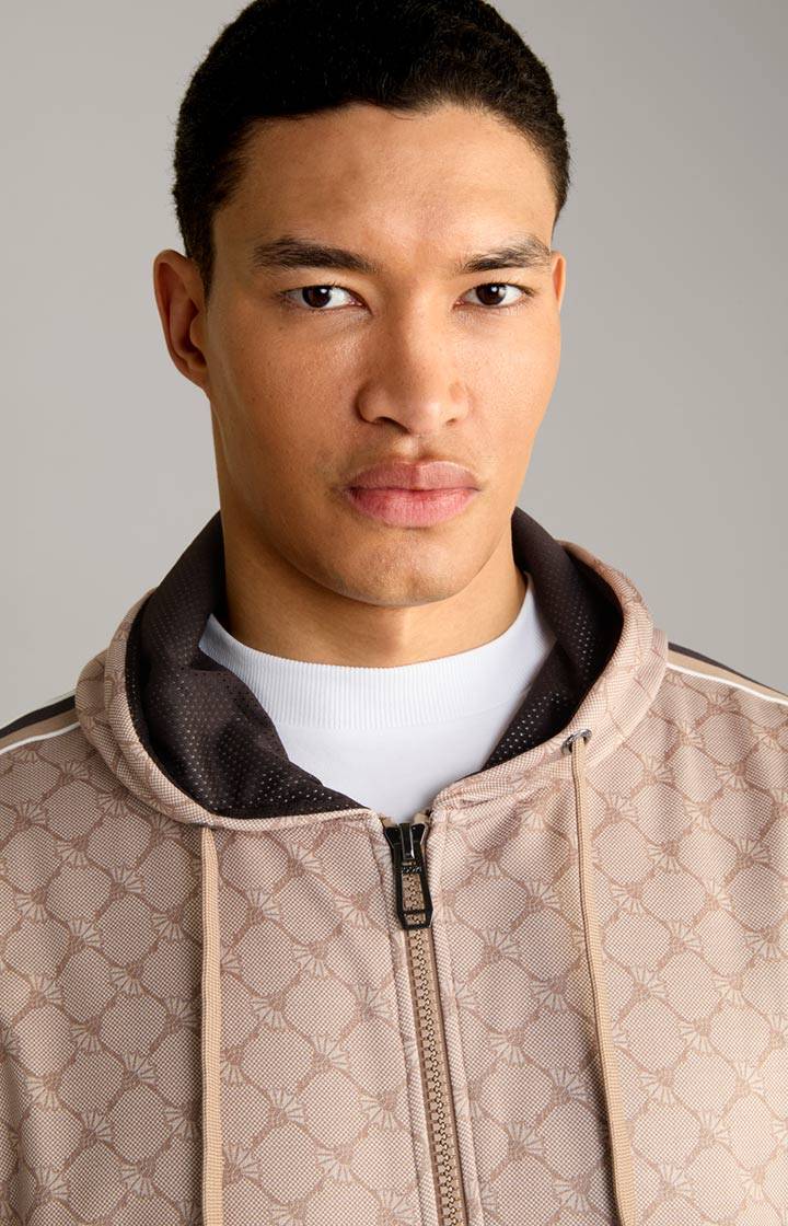 Joop Cornflower-Sweatjacke Tristan in Hellbraun Begrenzt auf 3 Tage