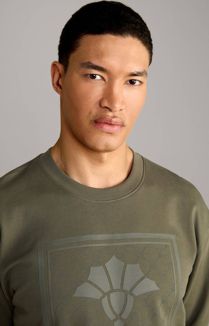 Joop Cornflower-Sweatshirt Cruz in Oliv zollfrei