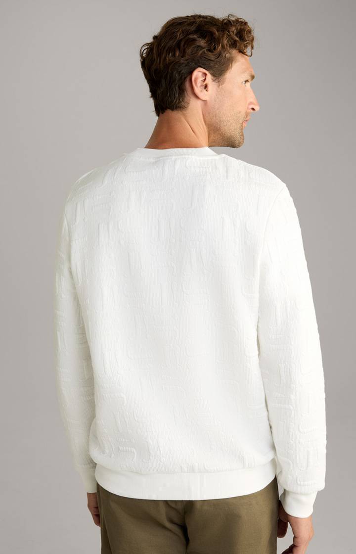Joop Sweatshirt Antaios in Creme Auslauf