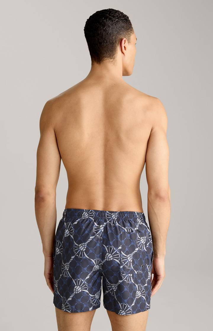 Joop Cornflower-Badeshorts Babados in Navy/Azur/Hellgrau Fabrikpreis