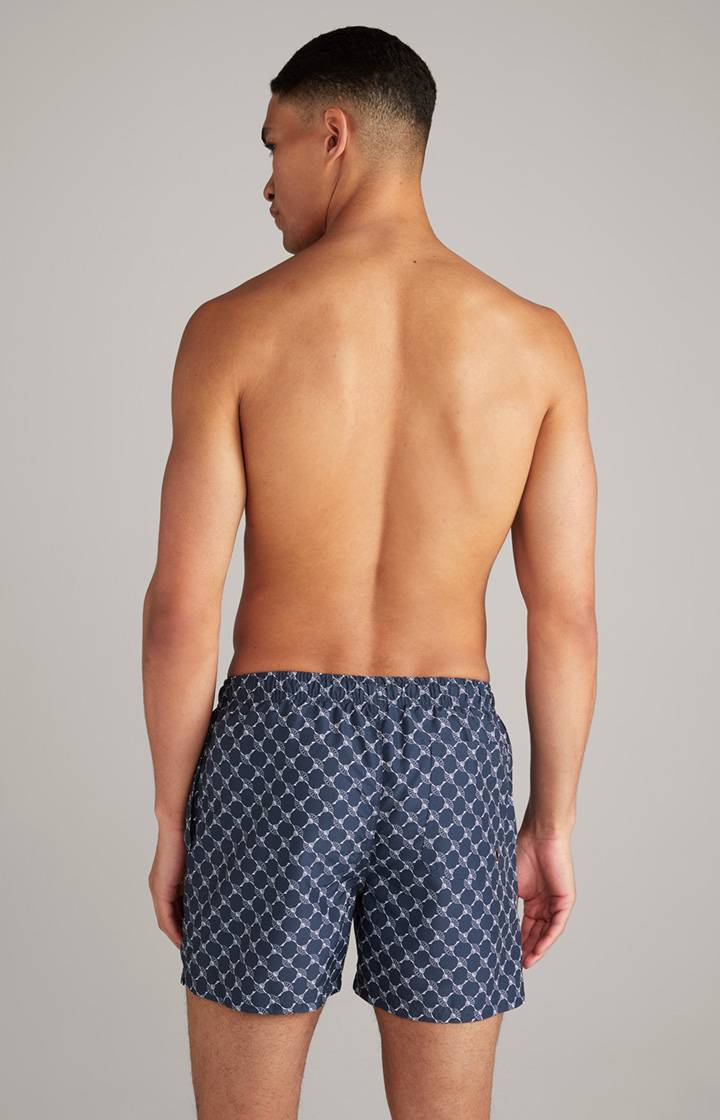 Joop Cornflower Badeshorts Mykonos in Navy gemustert Sonderangebot