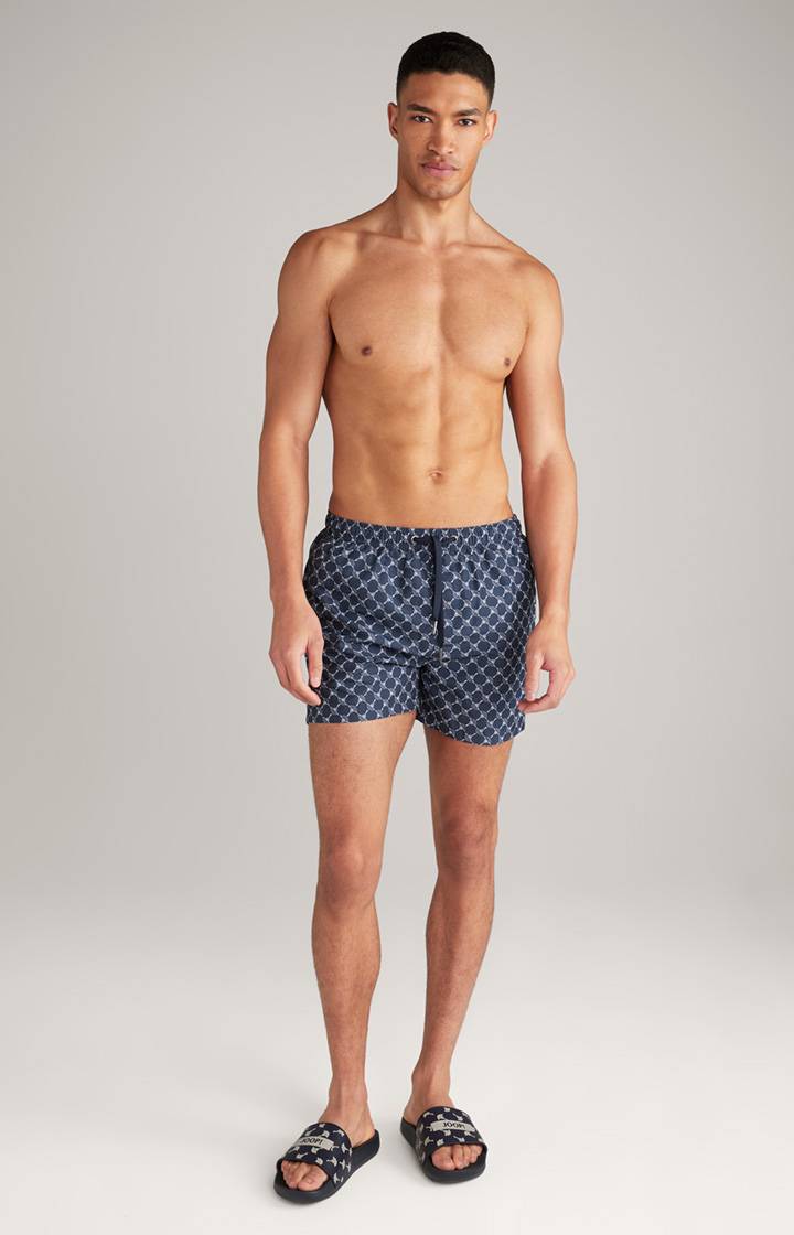 Joop Cornflower Badeshorts Mykonos in Navy gemustert Sonderangebot