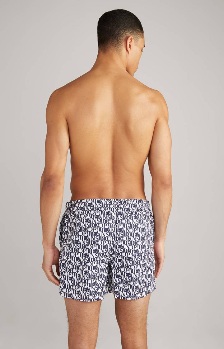 Joop Badeshorts Siesta Beach in Dunkelblau/Weiß Günstig kaufen