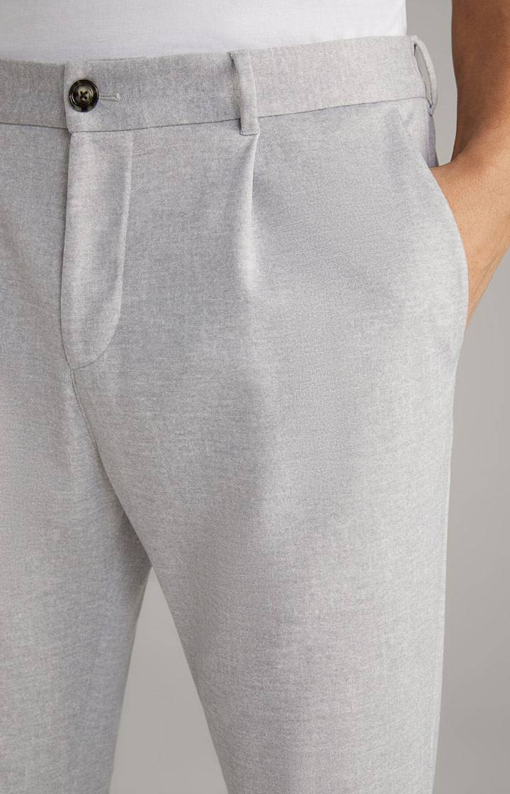 Joop Baukasten-Hose Lester in Hellgrau meliert Kostenloser Versand international
