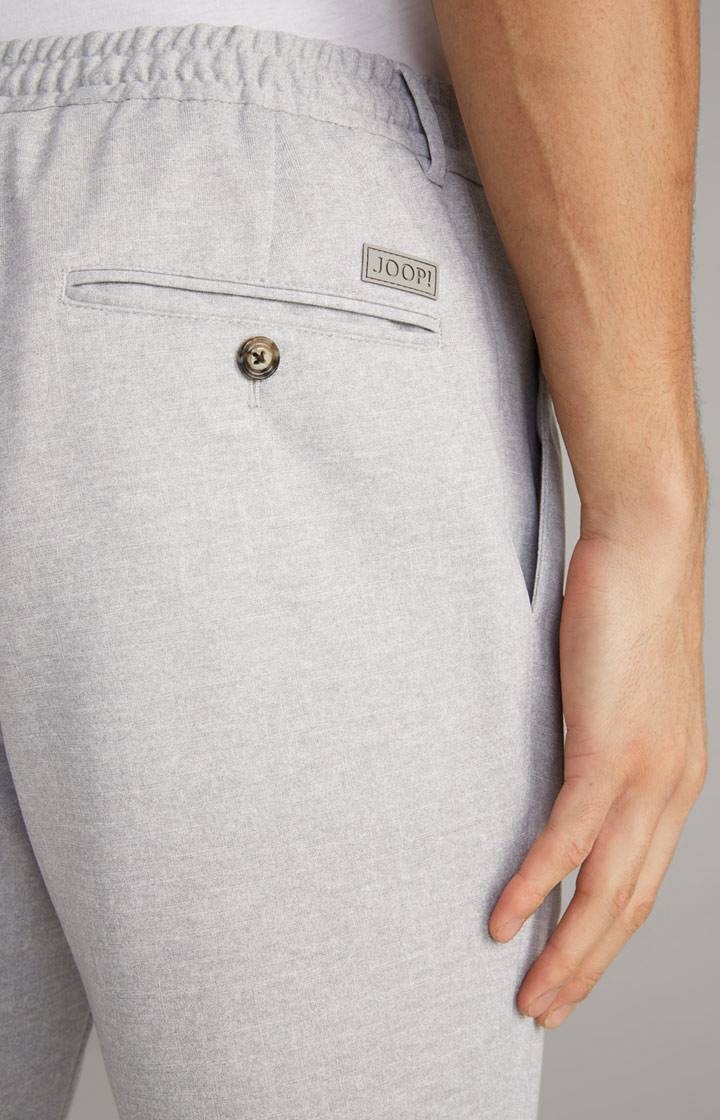 Joop Baukasten-Hose Lester in Hellgrau meliert Kostenloser Versand international