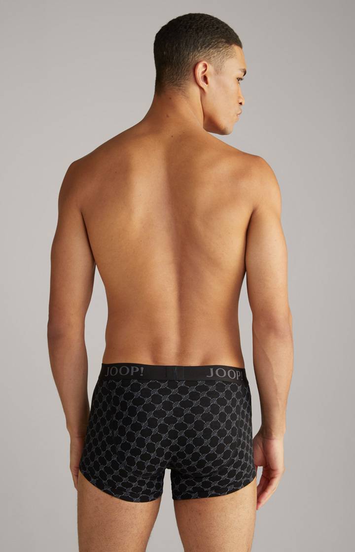 Joop 3er-Pack Fine Cotton Stretch Boxer in Schwarz/Rot/Weiß gemustert Kostenloser Versand