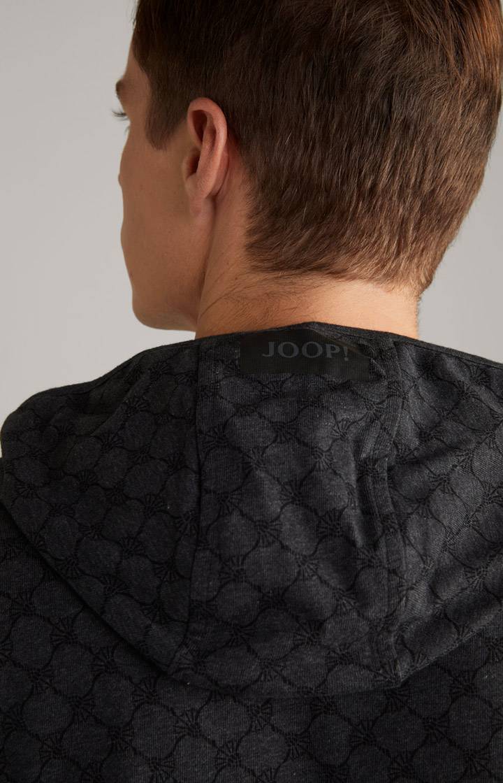 Joop Loungewear Sweatjacke in Anthrazit meliert Rabatt