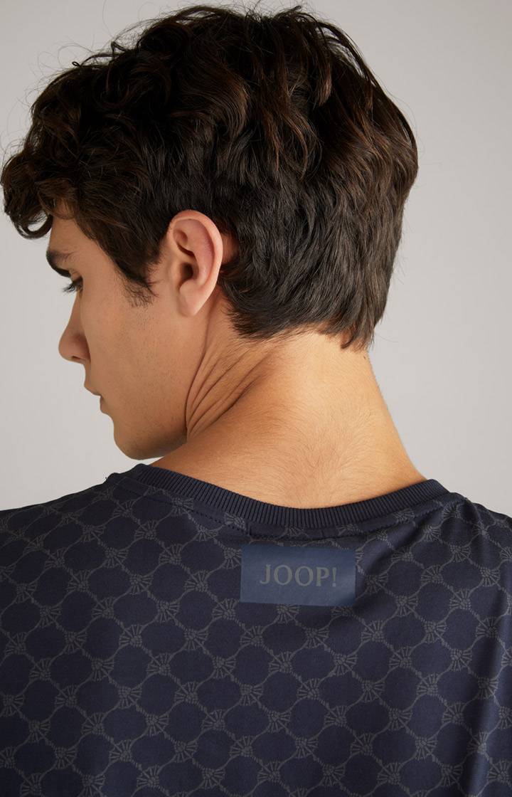 Joop Cornflower Loungewear Longsleeve in Navy gemustert Valentinstagsangebot