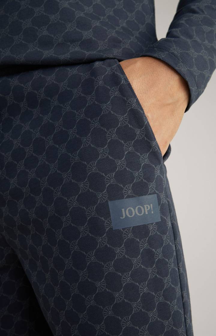 Joop Loungewear Shorts in Navy gemustert Jubiläumsangebot
