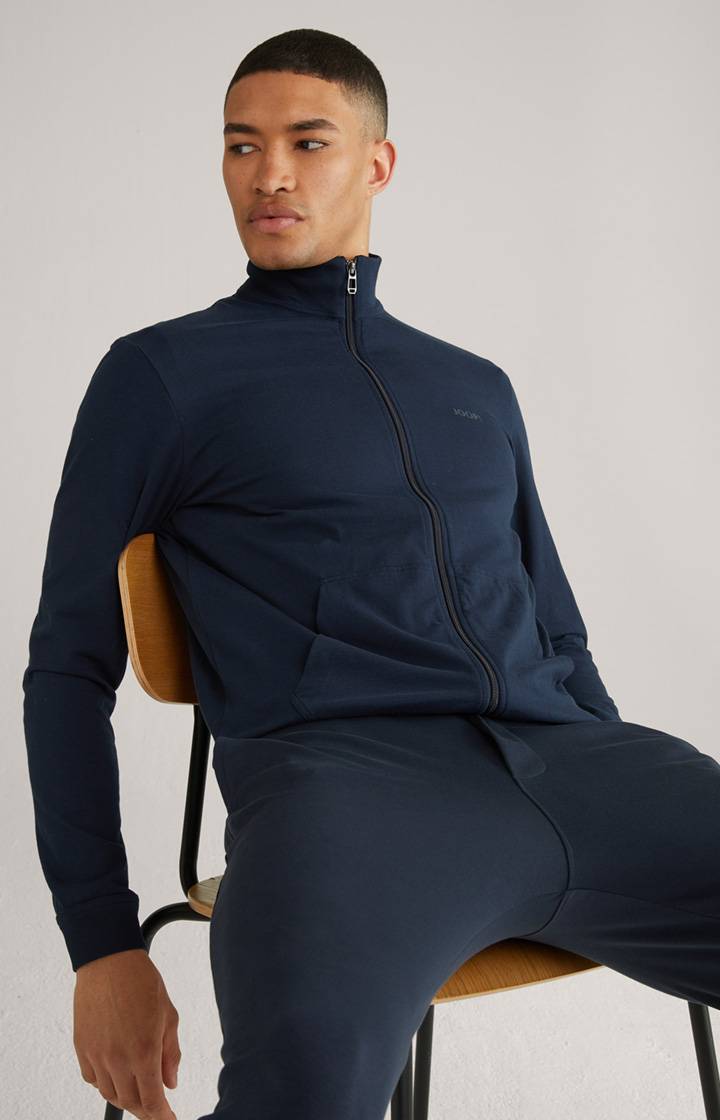 Joop Loungewear Sweatjacke in Dunkelblau Top Angebot