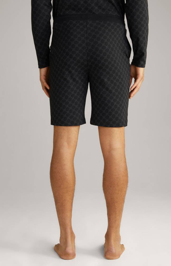 Joop Loungewear Shorts in Schwarz gemustert Zeitlich begrenztes Angebot