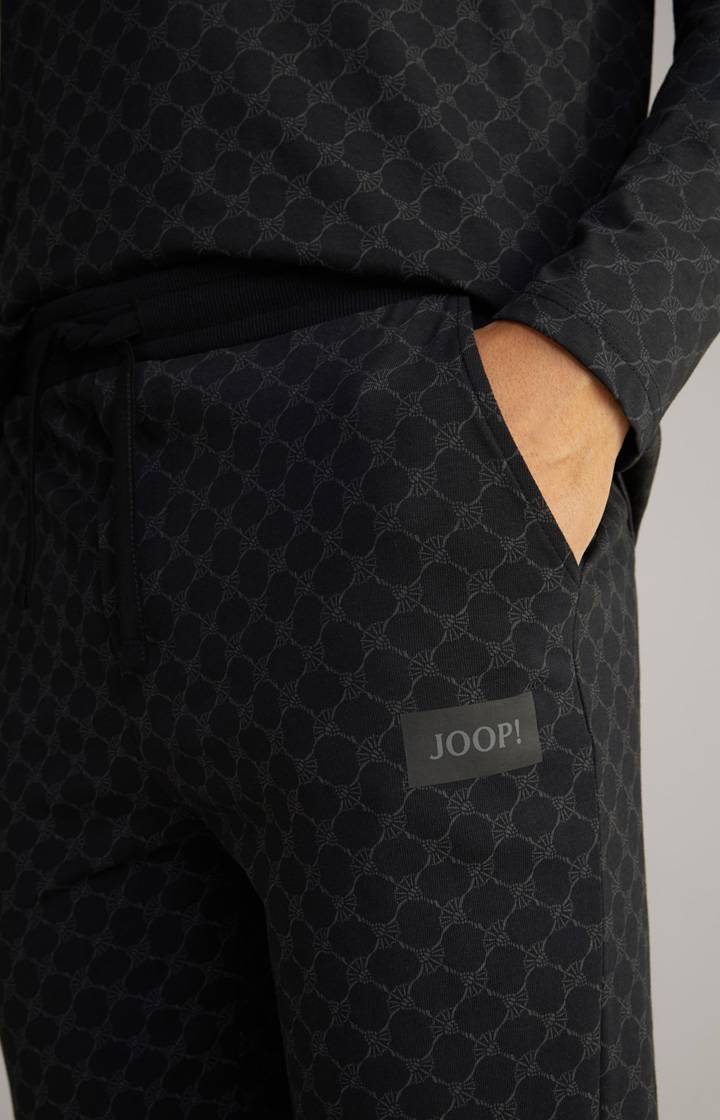 Joop Loungewear Shorts in Schwarz gemustert Zeitlich begrenztes Angebot