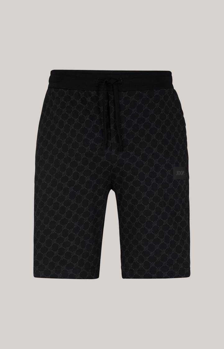 Joop Loungewear Shorts in Schwarz gemustert Zeitlich begrenztes Angebot