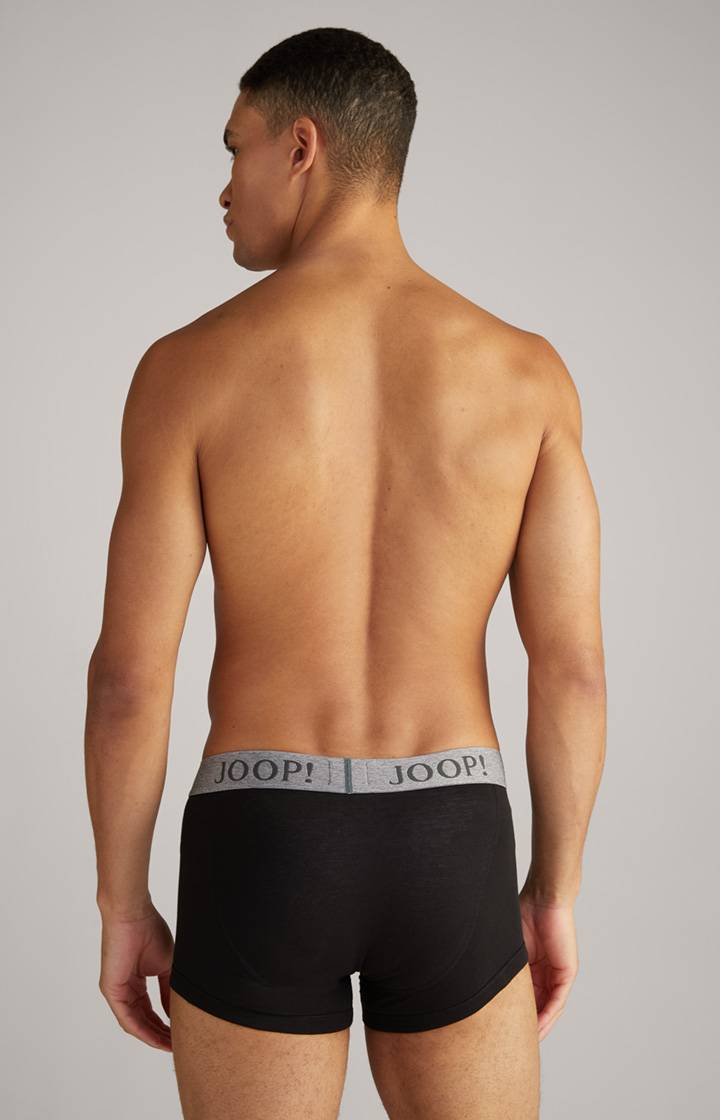 Joop 3er-Pack Fine Cotton Stretch Boxer in Schwarz/Dunkelgrau meliert Große Rabatte