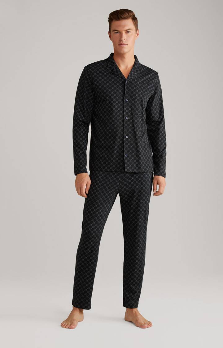 Joop Cornflower Baumwoll-Pyjama in Schwarz Kauf eins, bekomm eins gratis