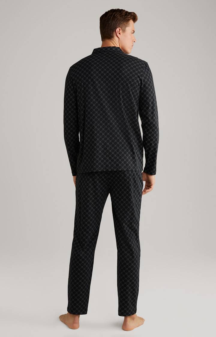 Joop Cornflower Baumwoll-Pyjama in Schwarz Kauf eins, bekomm eins gratis
