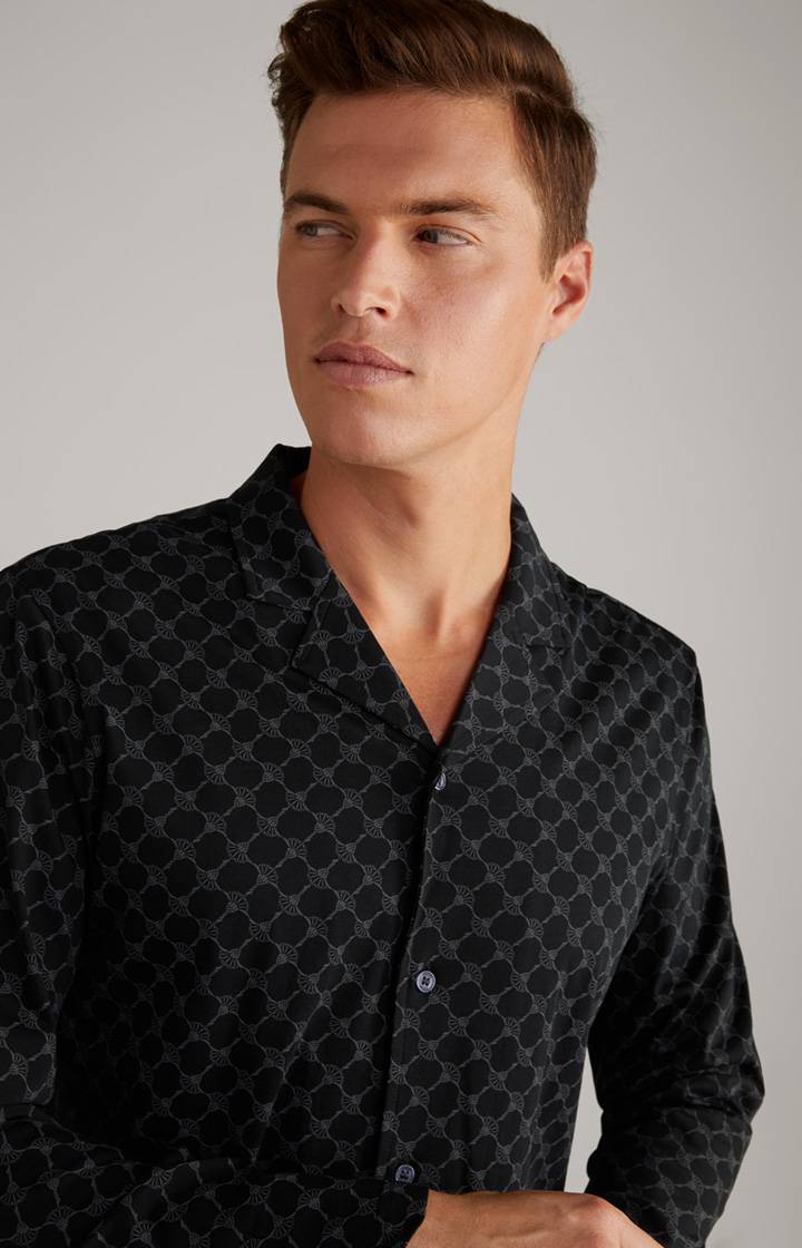 Joop Cornflower Baumwoll-Pyjama in Schwarz Kauf eins, bekomm eins gratis