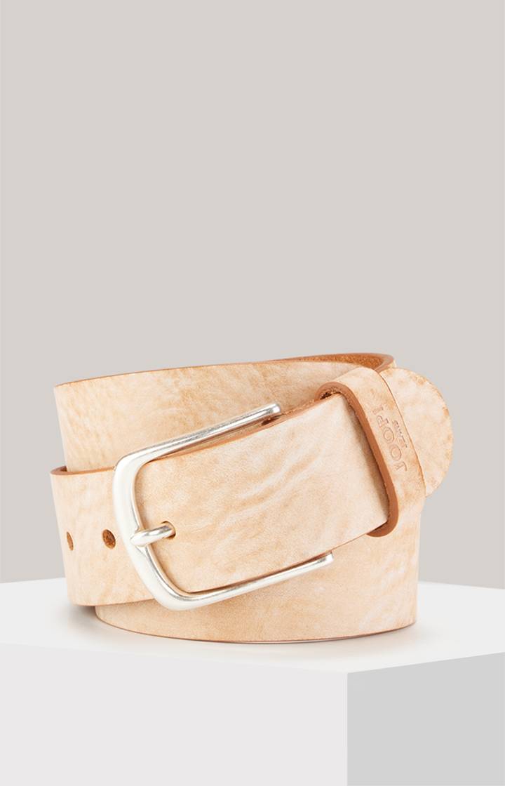 Joop Ledergürtel in Beige Flash Sale