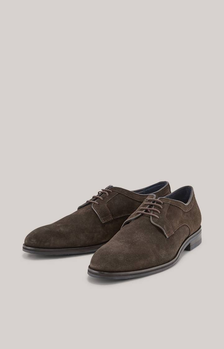 Joop Lace-Up Velluto Kleitos in Dunkelbraun Neueste Mode