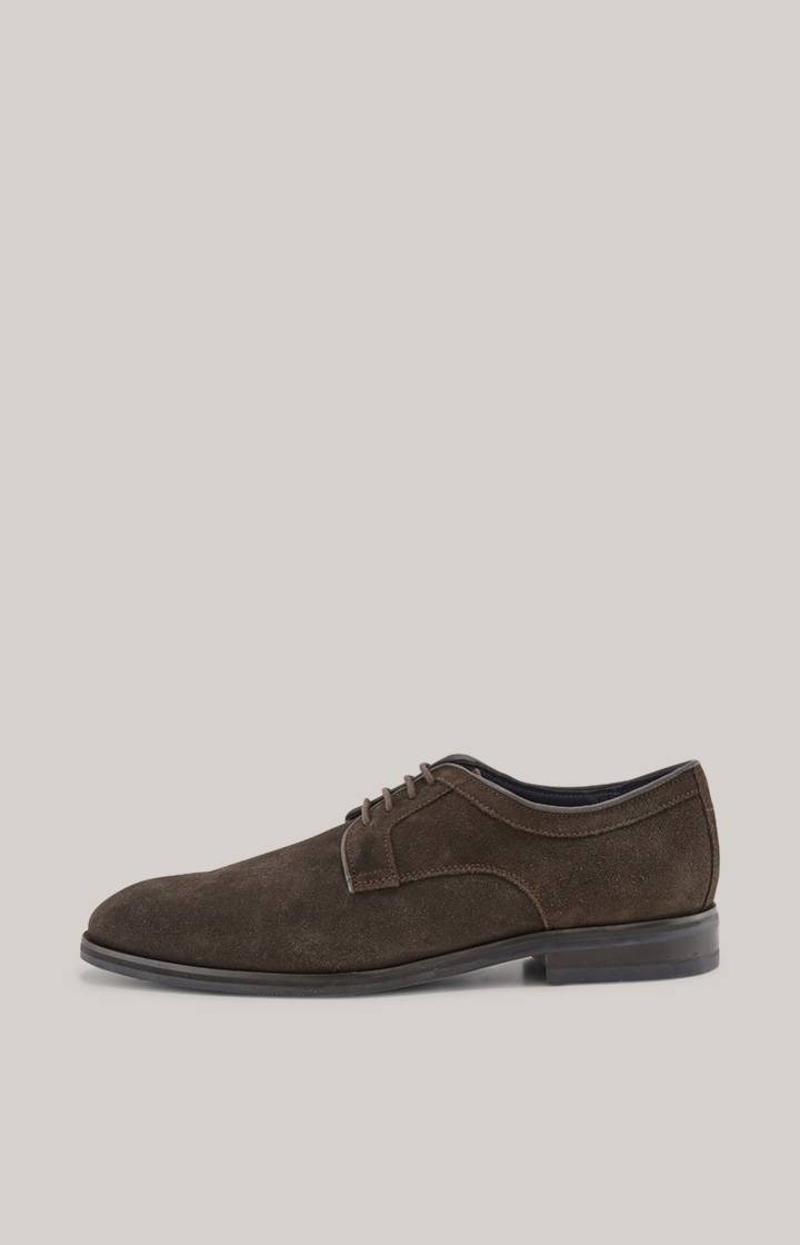 Joop Lace-Up Velluto Kleitos in Dunkelbraun Neueste Mode