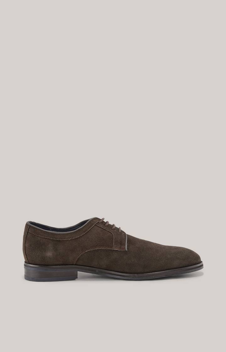 Joop Lace-Up Velluto Kleitos in Dunkelbraun Neueste Mode