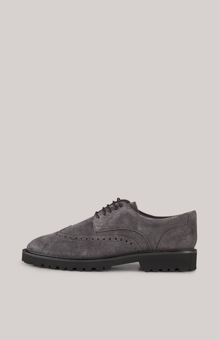 Joop Brogue Lace-up Velluto New Danilo in Dunkelgrau Online Outlet