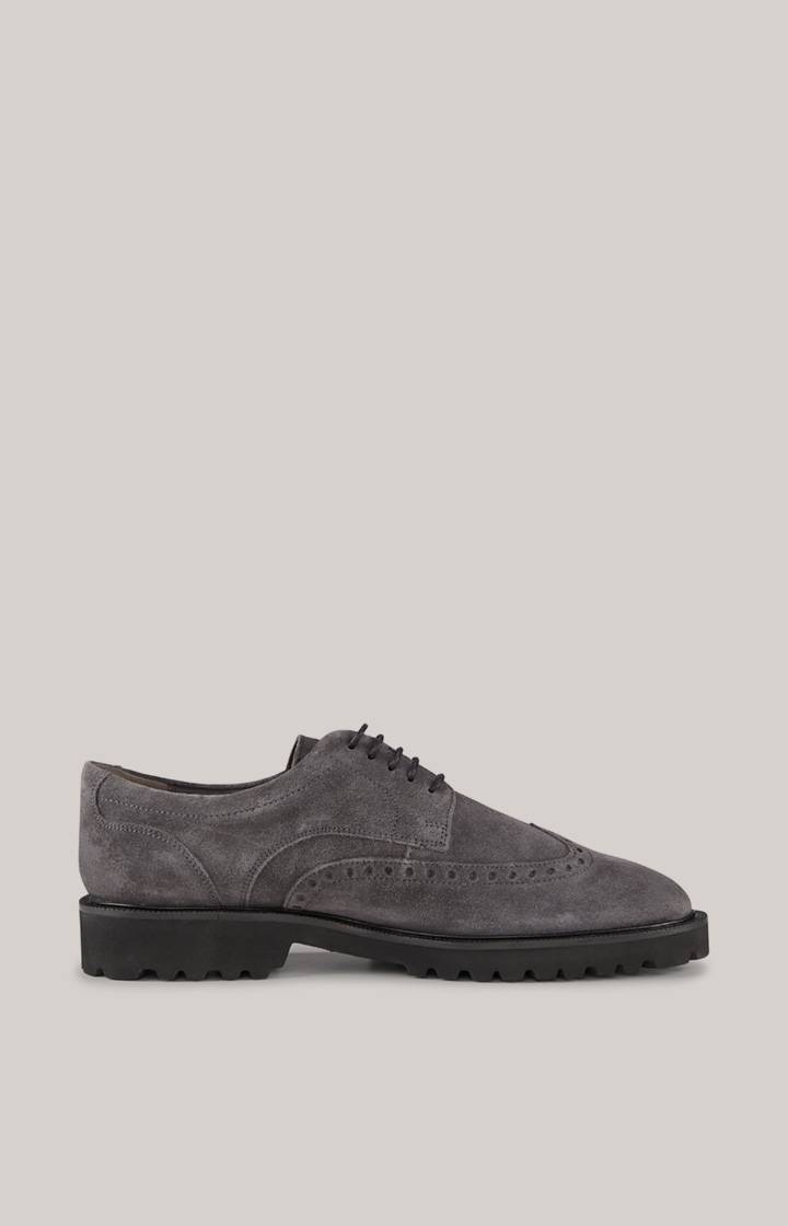 Joop Brogue Lace-up Velluto New Danilo in Dunkelgrau Online Outlet