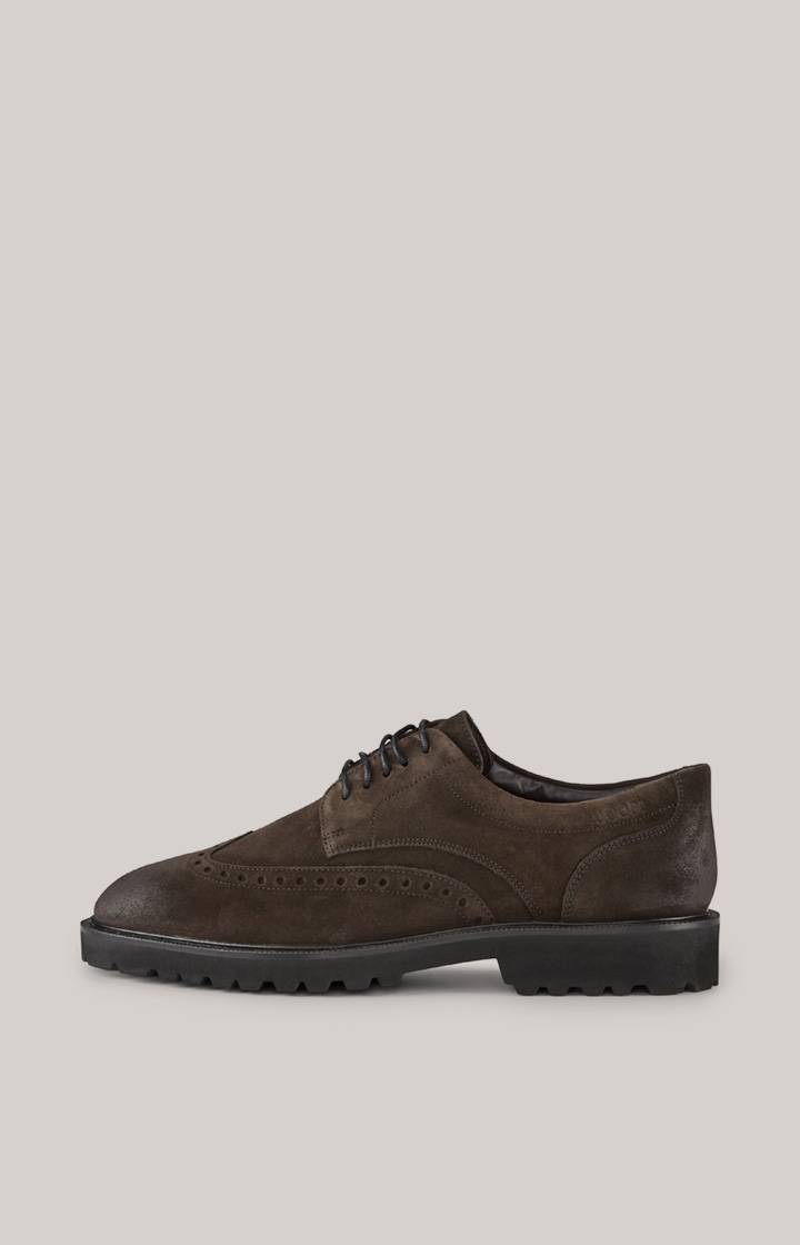 Joop Brogue Lace-up Velluto New Danilo in Dunkelbraun Exklusive Angebote