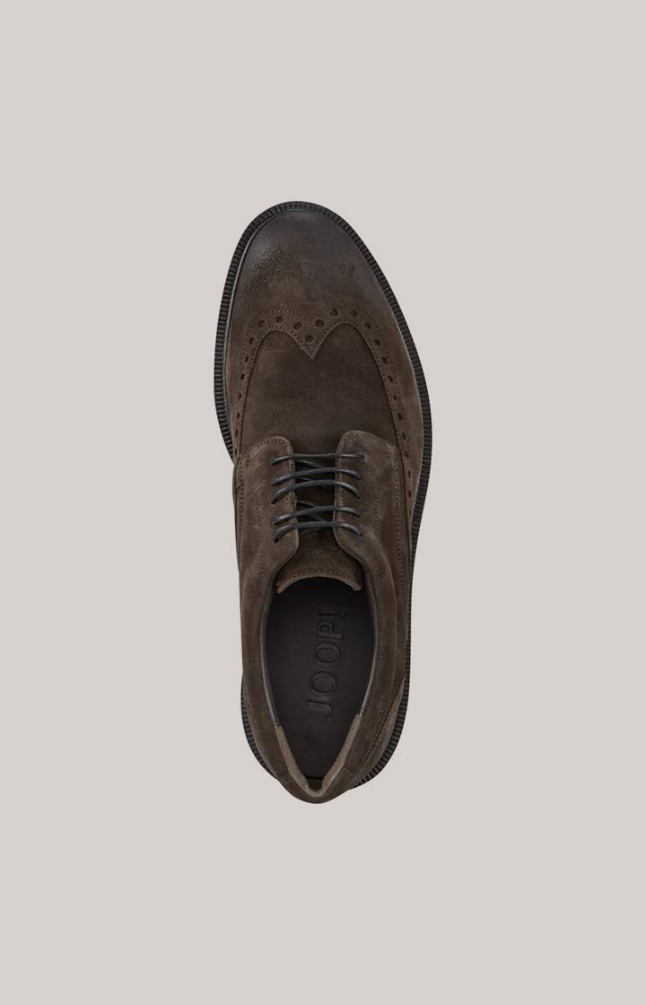 Joop Brogue Lace-up Velluto New Danilo in Dunkelbraun Exklusive Angebote